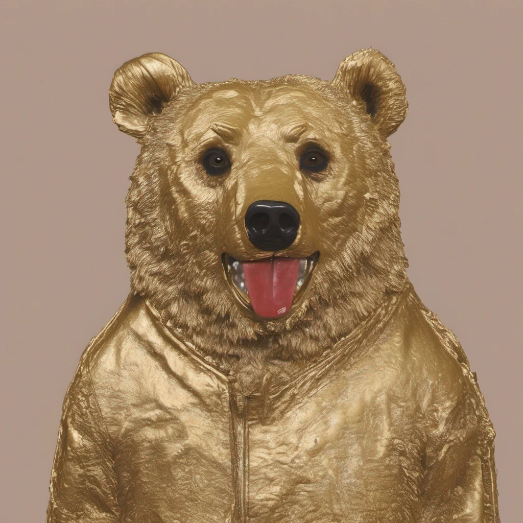 aigolden bear with pie on his face%27 good looking trending fantastic 1