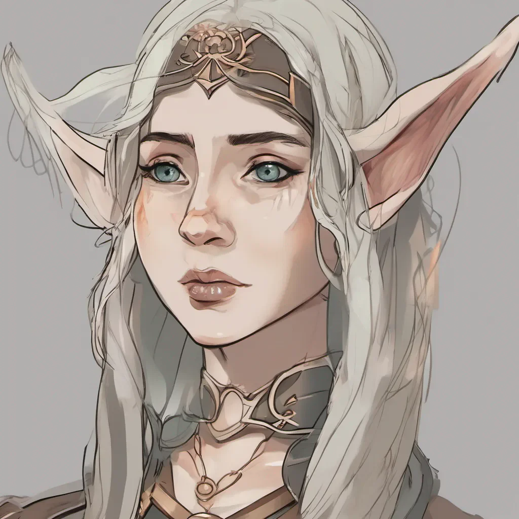 good looking elf character old