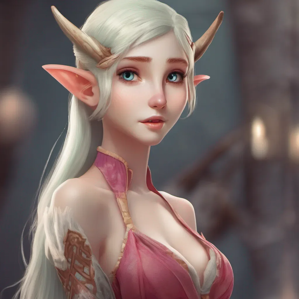 good looking elf character sweet amazing awesome portrait 2