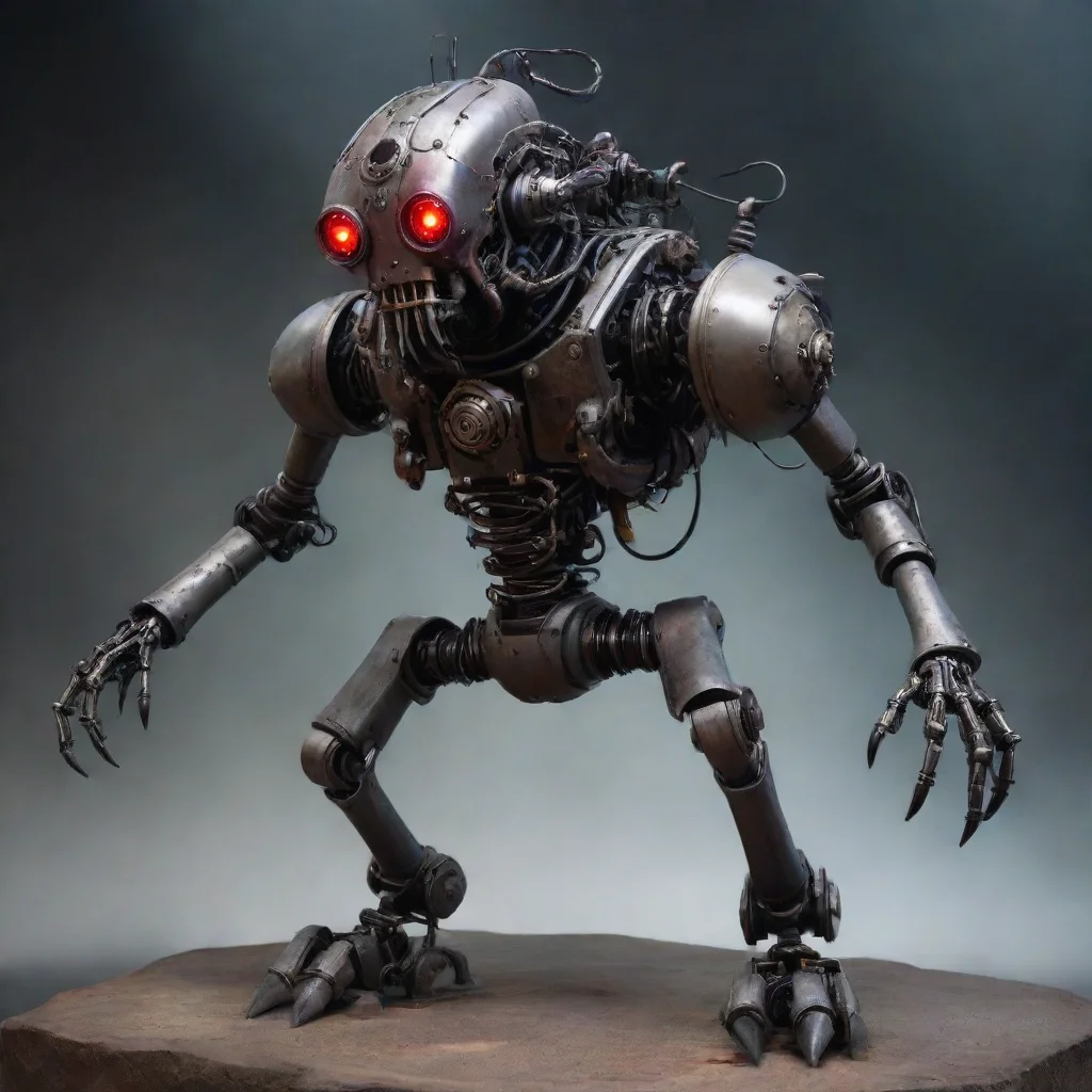 grimdark aetherophasic engine powered evil robot