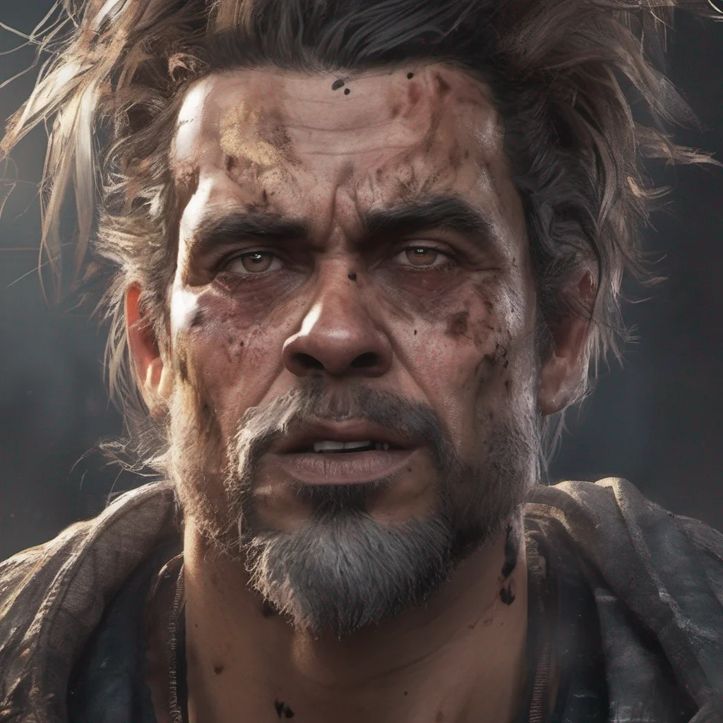 gritty character game art portrait  stunning trending real kind tough 