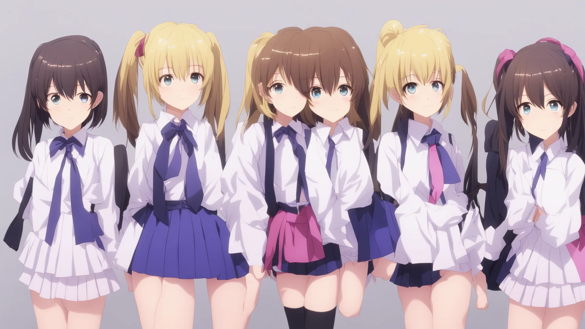 aigroup of anime school girls good looking trending fantastic 1 wide