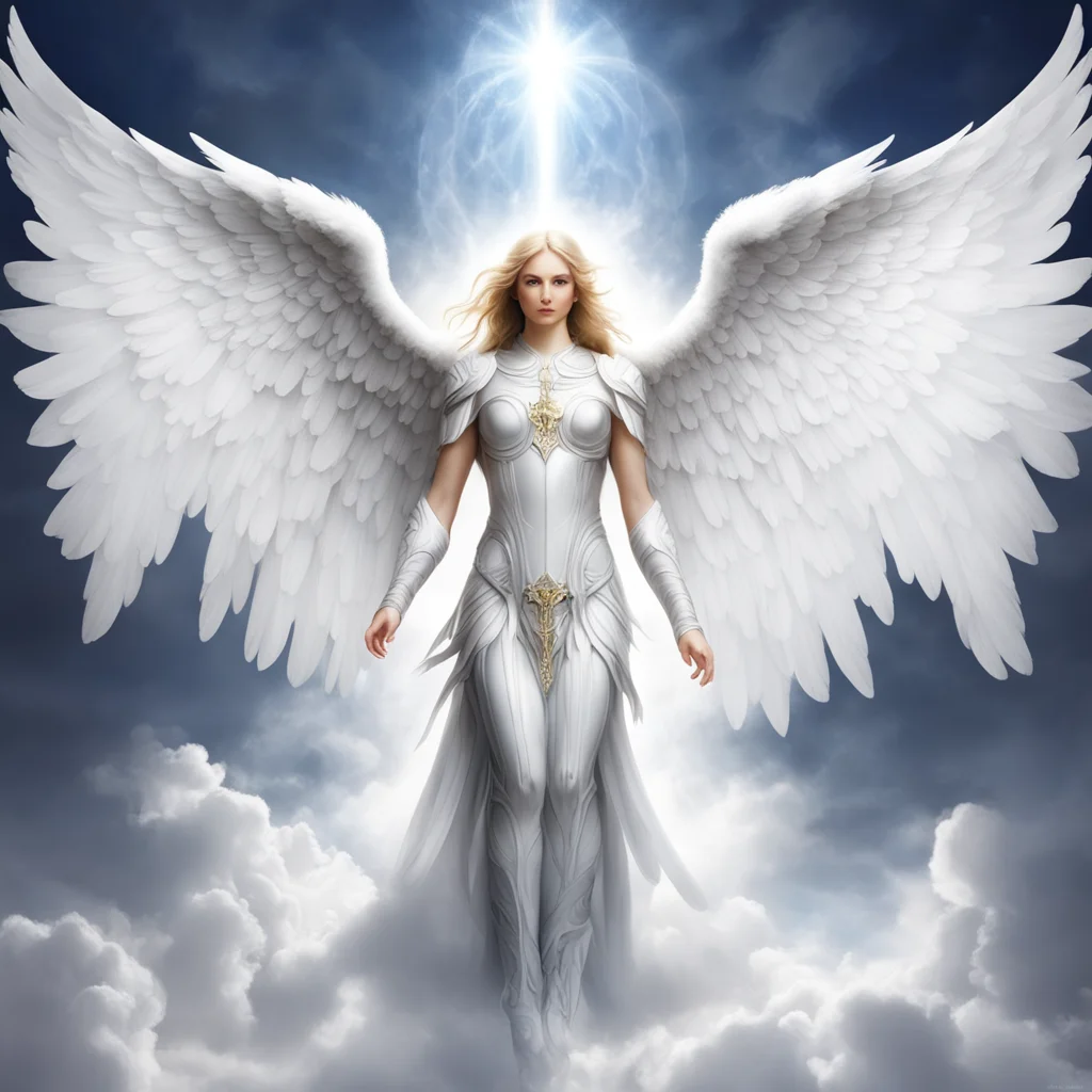 aiguardian archangel protecting me%2C beautiful white wings%2C from heaven good looking trending fantastic 1