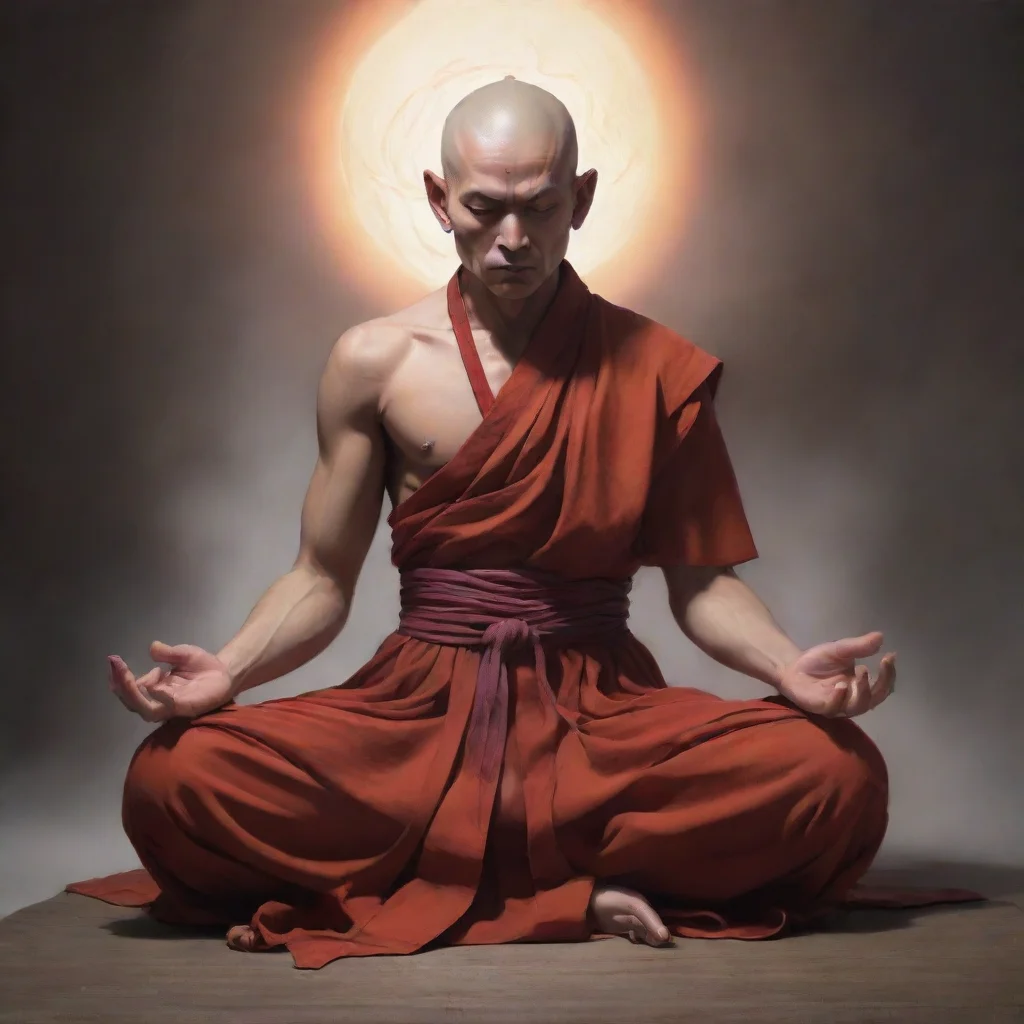 aihalf demon half monk meditation 