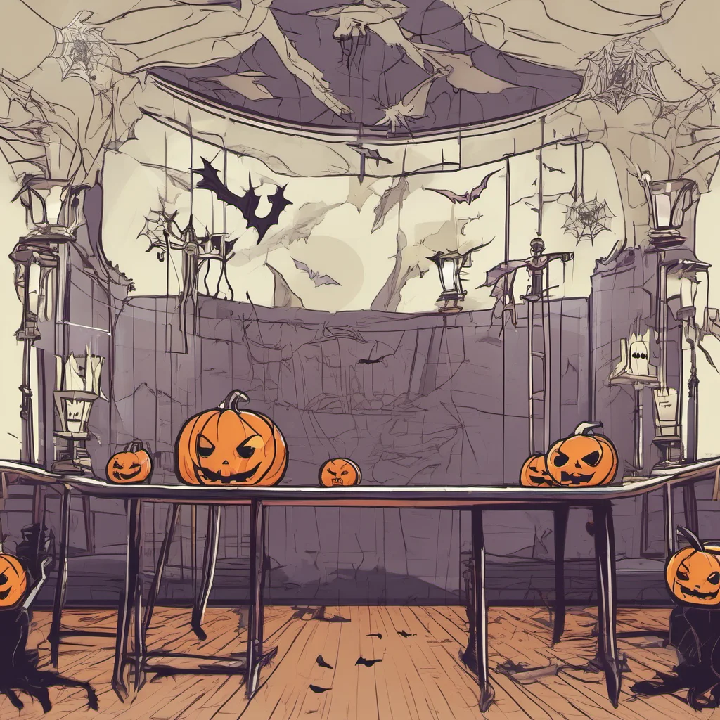 halloween concept design stage talk show