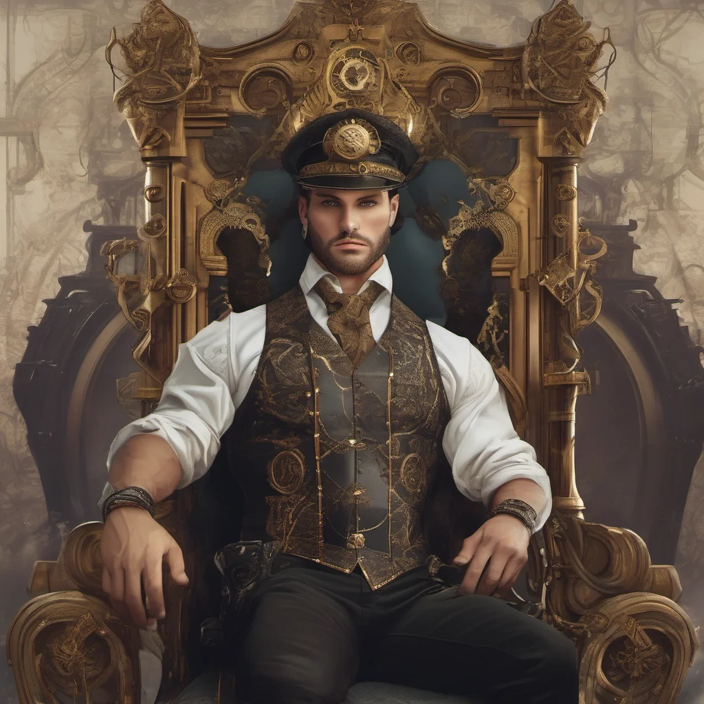 handsome king god masculine majestic steampunk seductive amazing awesome portrait 2