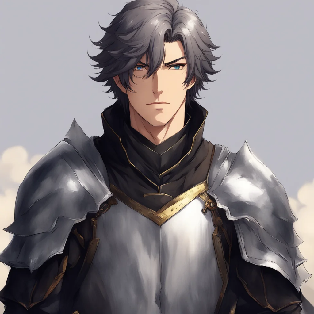 handsome wanderer anime knight masculine