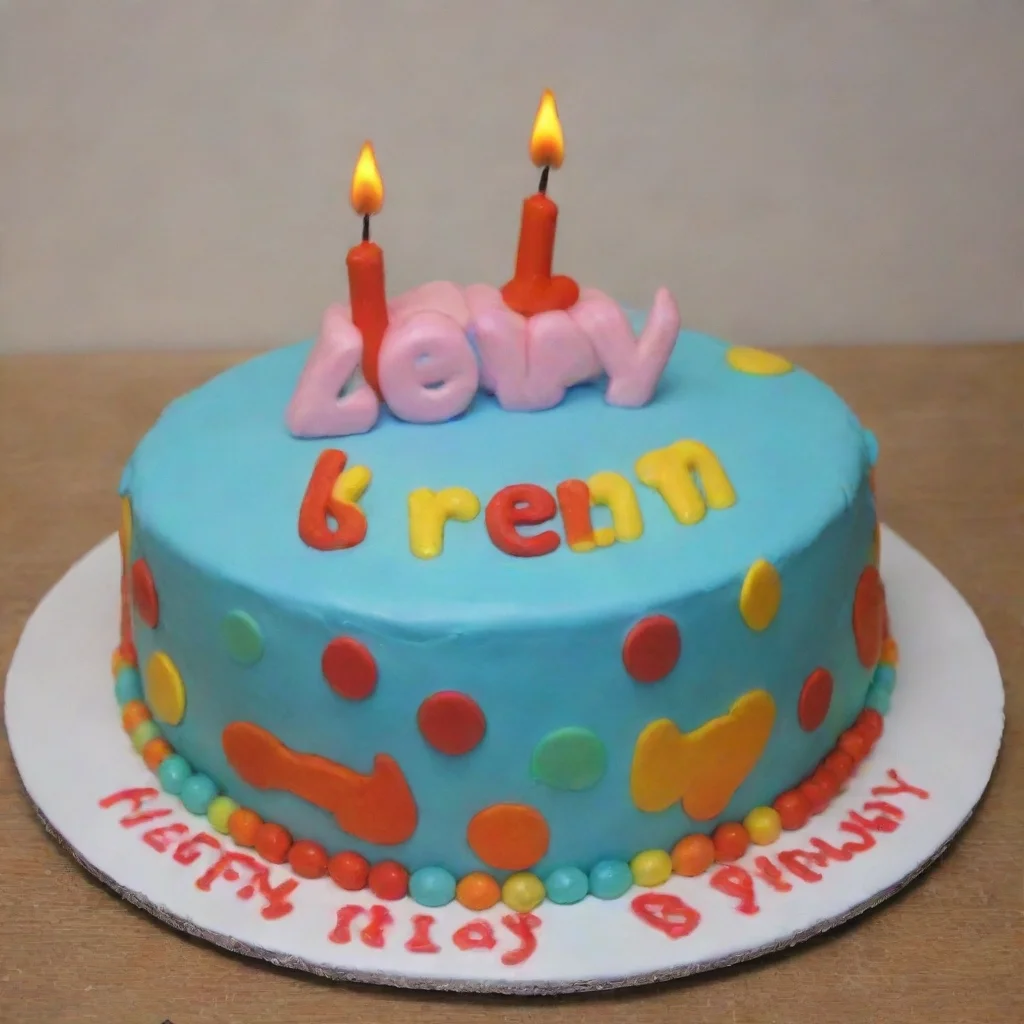 happy birthday kerlan cake 