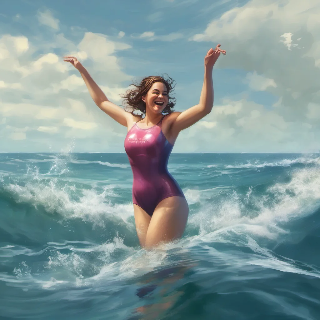 aihappy free realistic ocean swimming woman  amazing awesome portrait 2