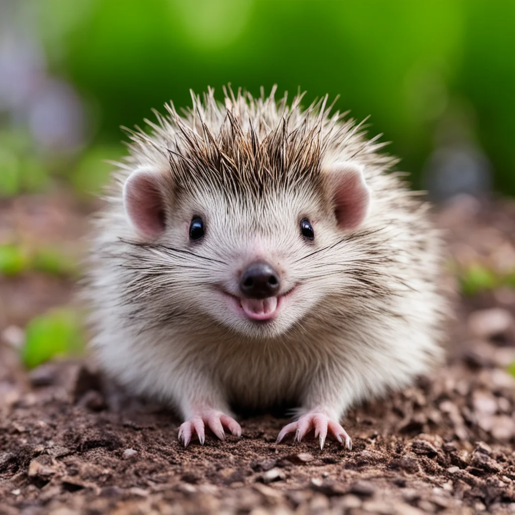 happy hedgehog  amazing awesome portrait 2
