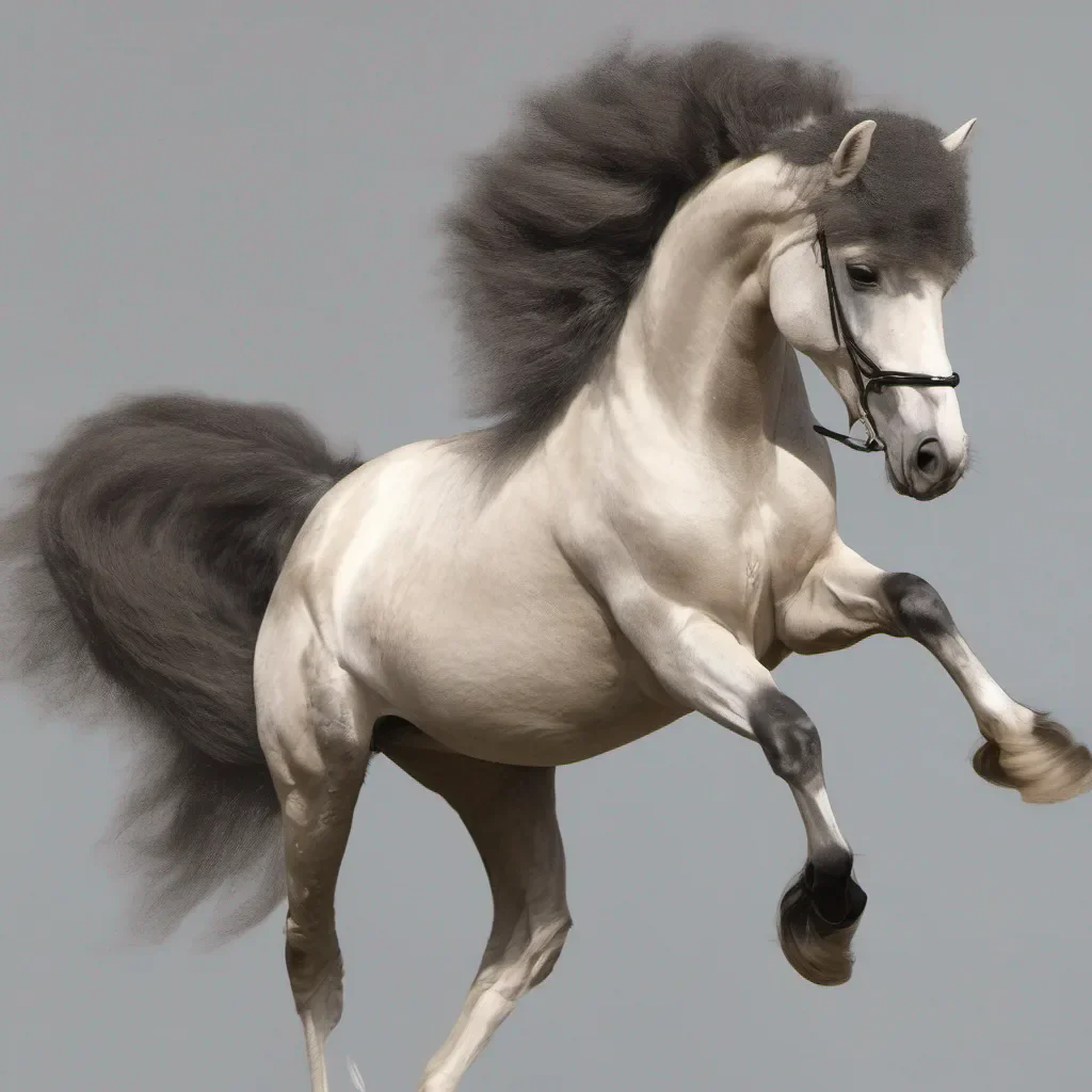 heigh horse like female with big hair