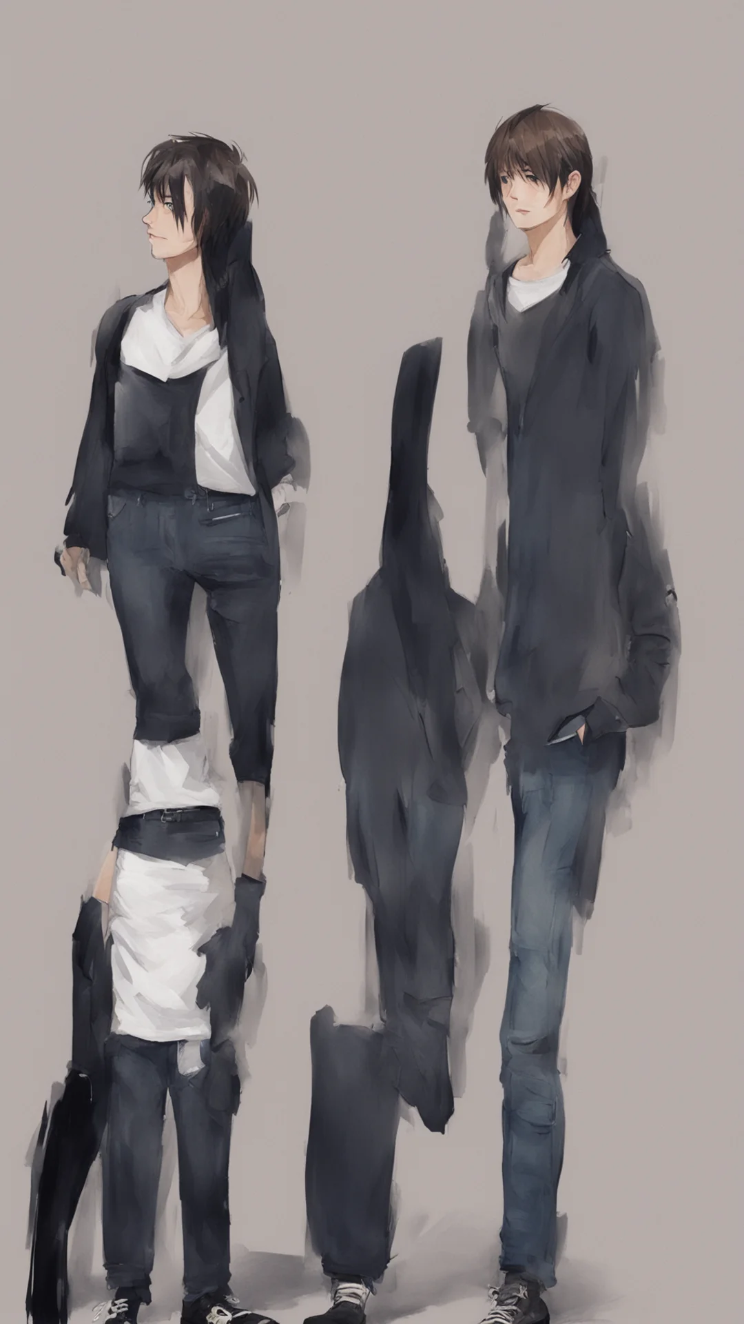 aiheight difference confident engaging wow artstation art 3 tall