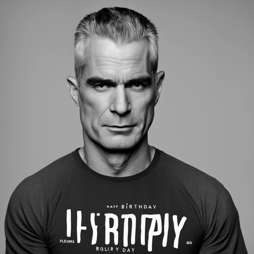 henry rollins saying happy birthday confident engaging wow artstation art 3