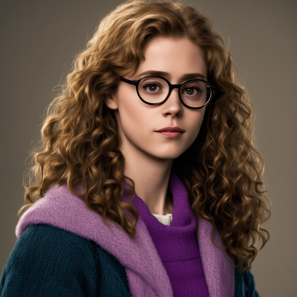 hermione granger with glasses amazing awesome portrait 2