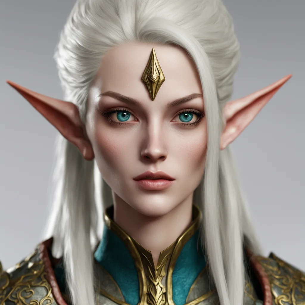 aihigh elf female with pimple confident engaging wow artstation art 3