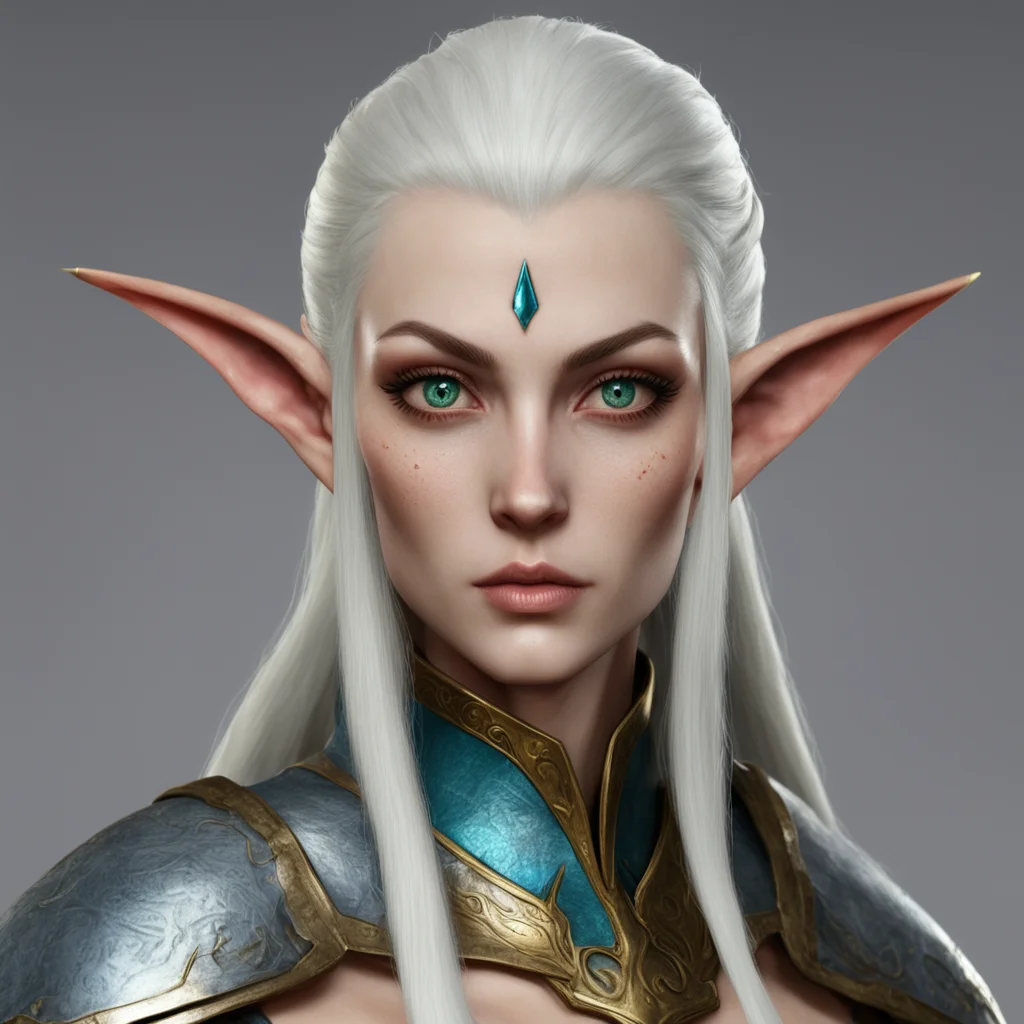 high elf female with pimple good looking trending fantastic 1