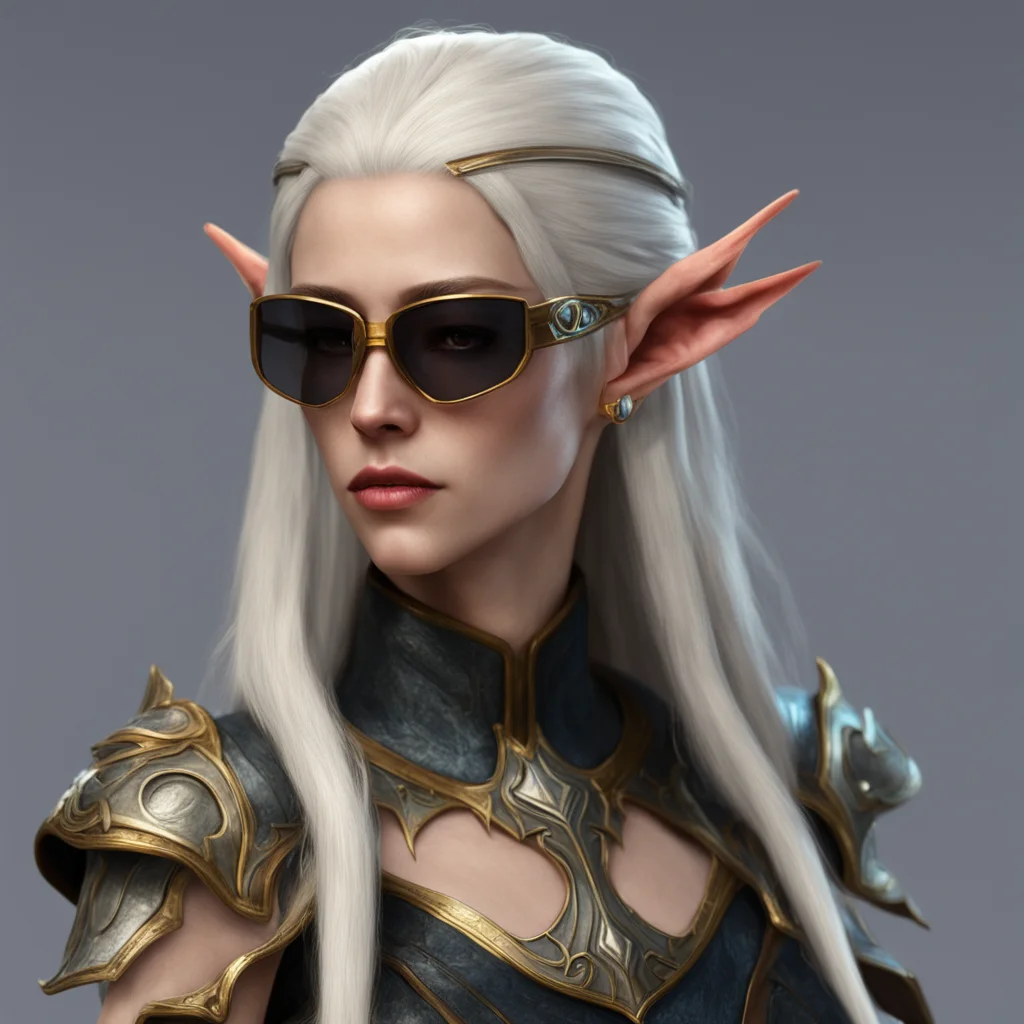 aihigh elf female with sunglases good looking trending fantastic 1