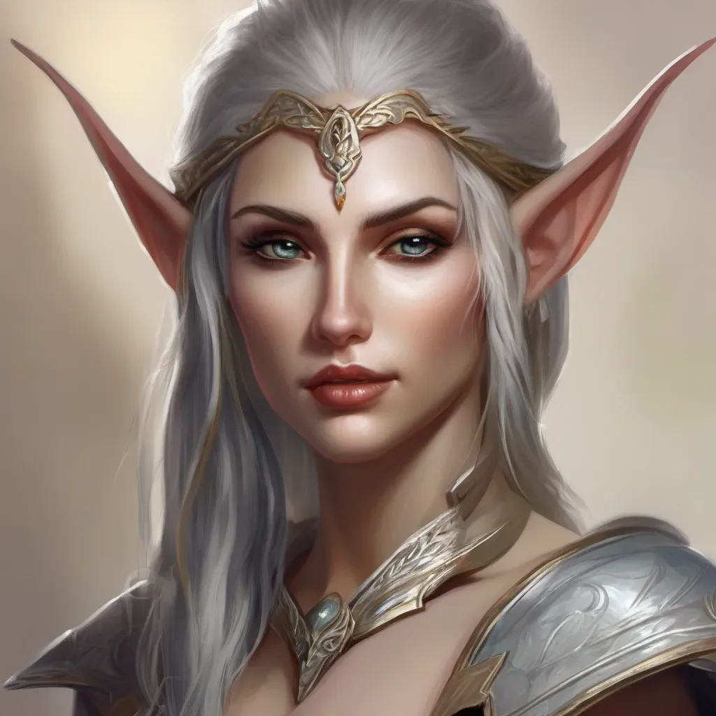 aihigh elf portrait fantasy female confident engaging wow artstation art 3