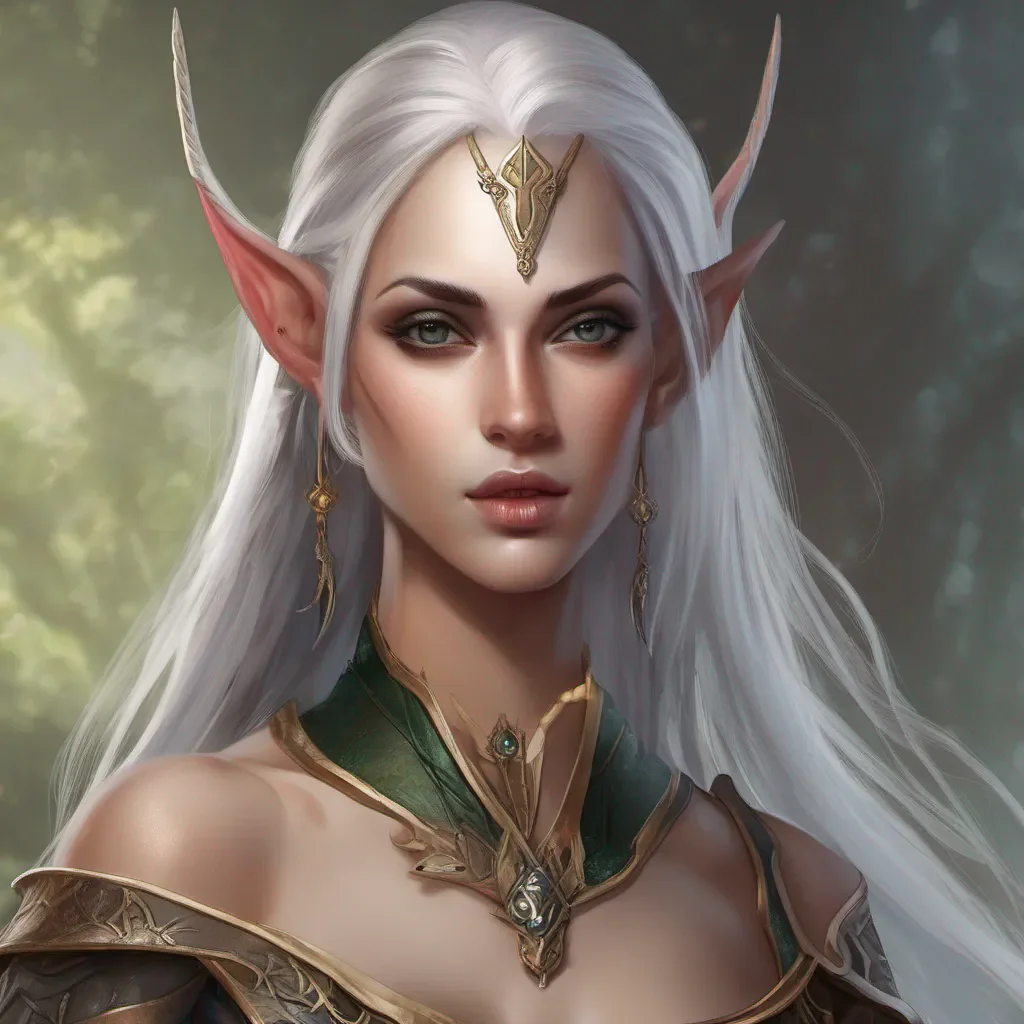 aihigh elf portrait fantasy female good looking trending fantastic 1