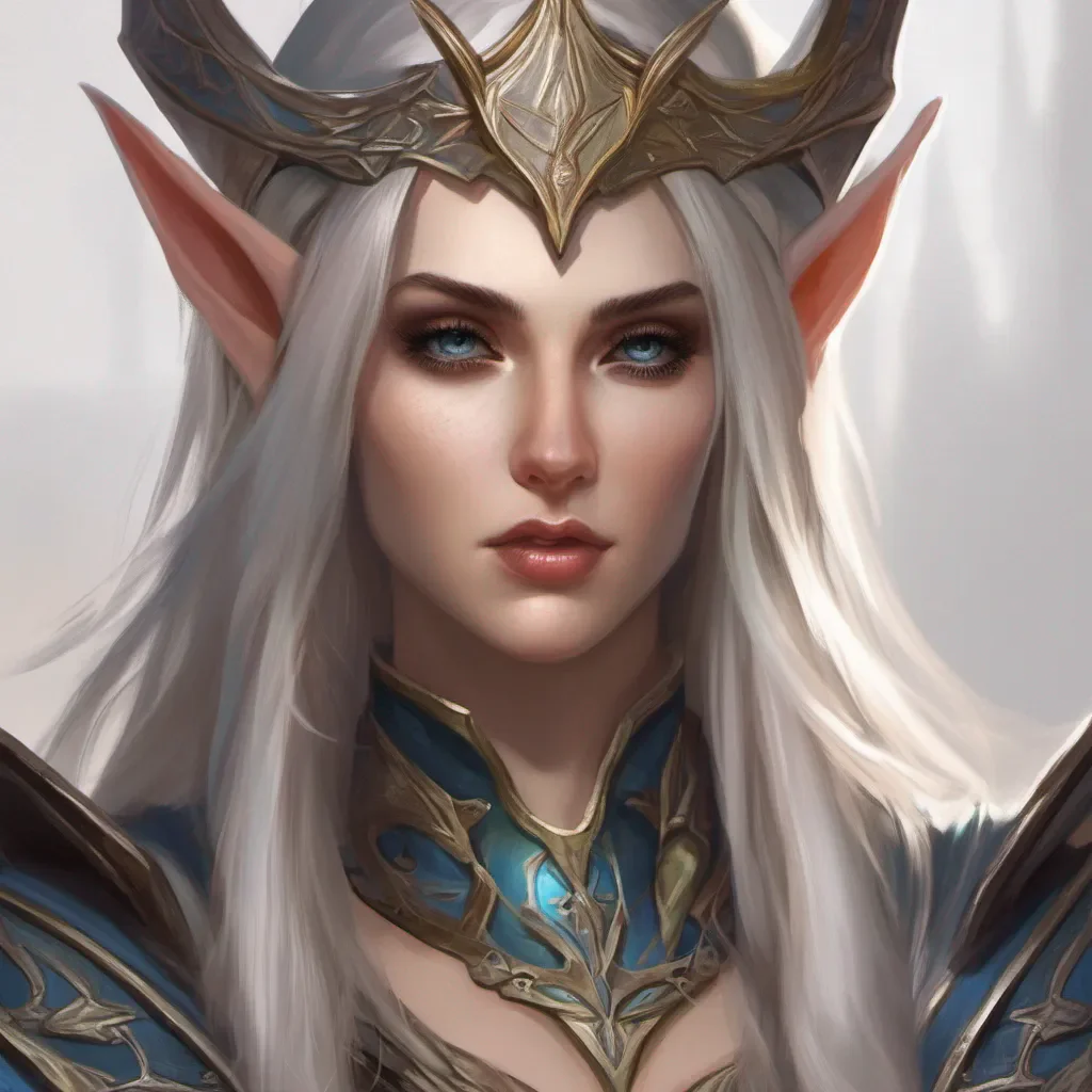 aihigh elf portrait fantasy female