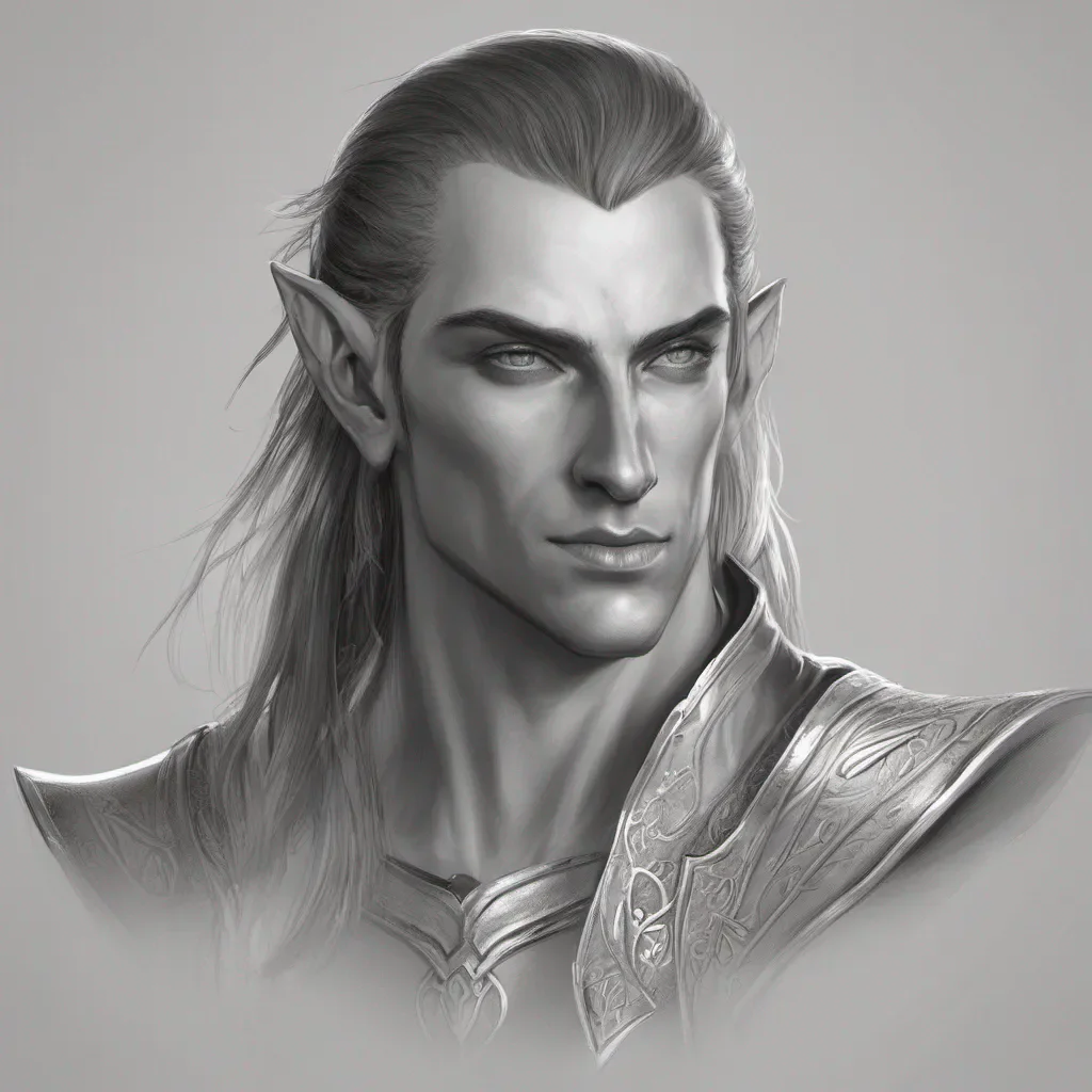 aihigh elf portrait fantasy male good looking trending fantastic 1