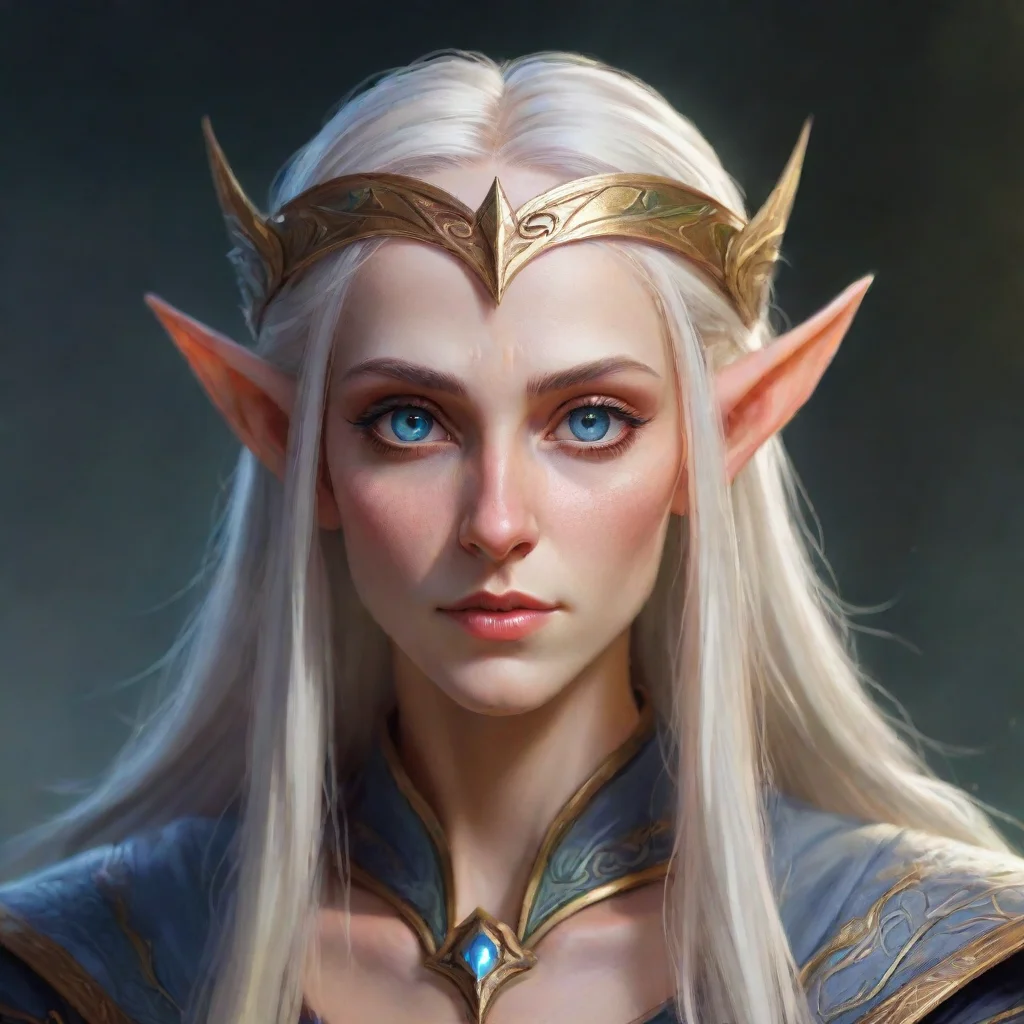 aihigh elf portrait fantasy