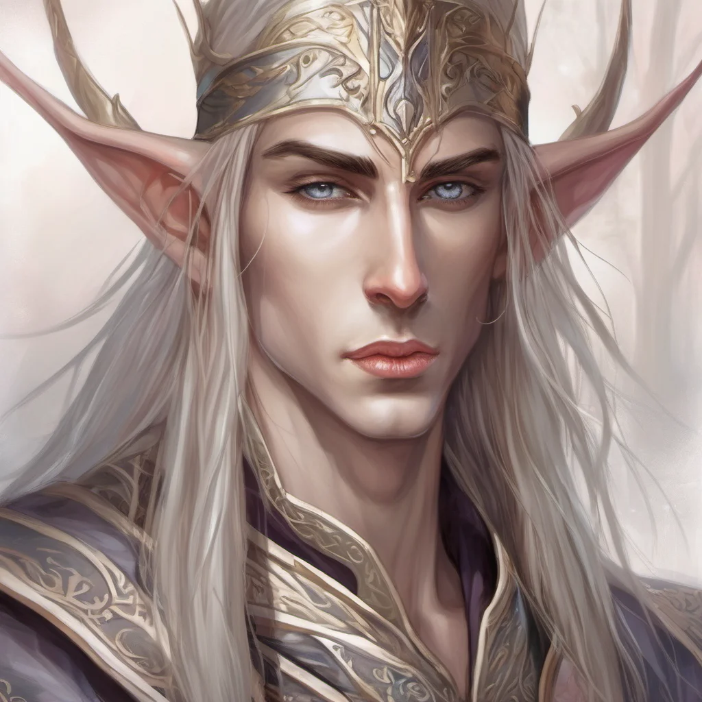 aihigh elf prince fantasy feminine male good looking trending fantastic 1