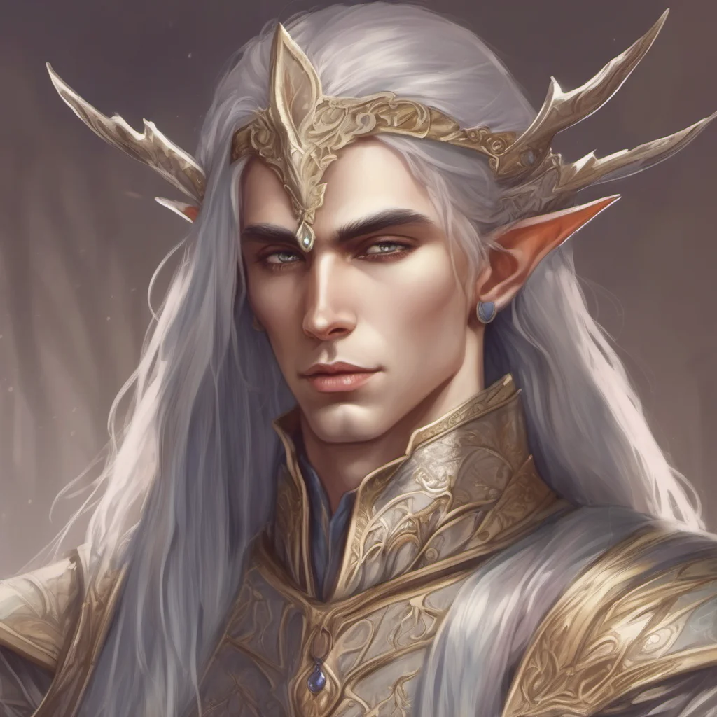 aihigh elf prince fantasy feminine male