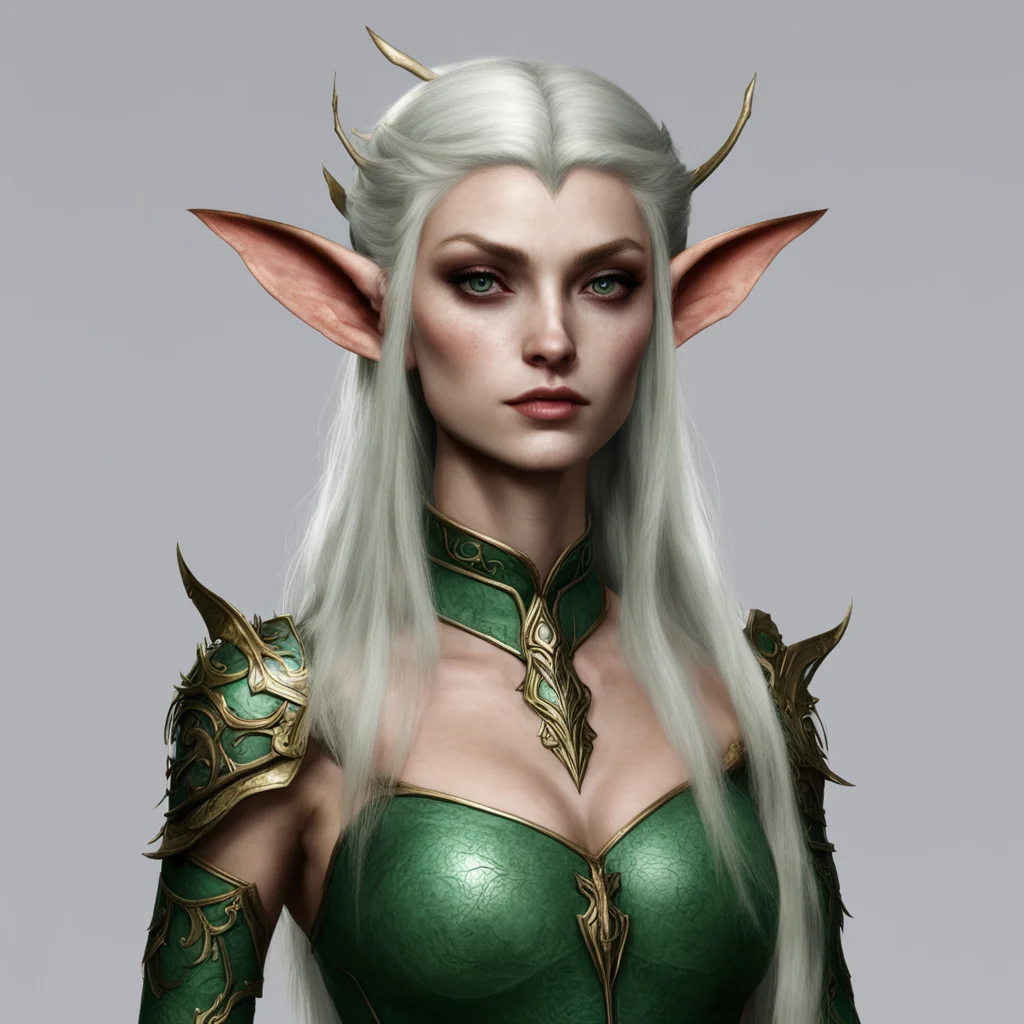 high elfe female amazing awesome portrait 2