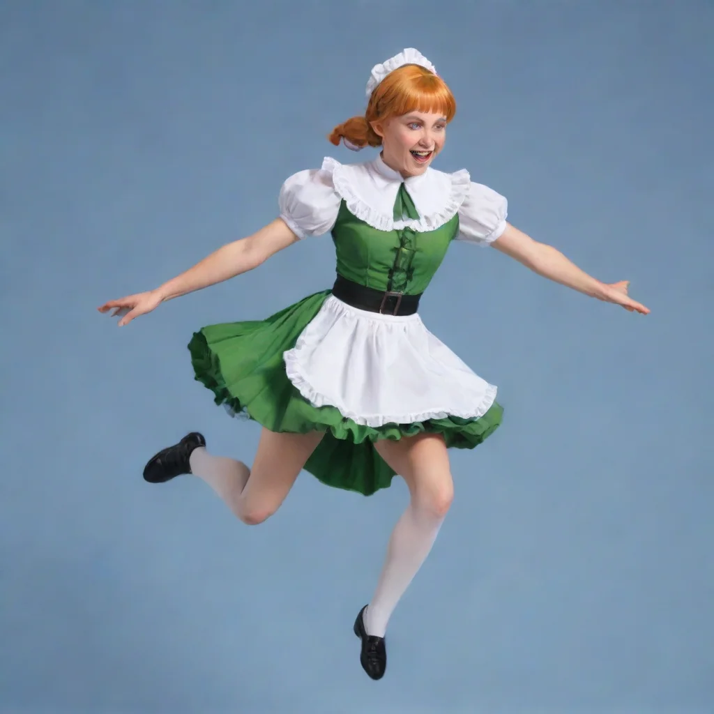 aihugh elf maid jumps