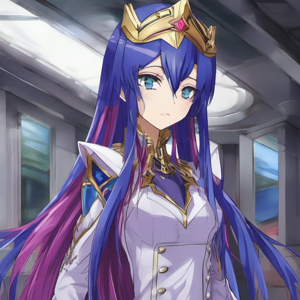 aihuman%2C female%2C magenta eyes%2C long sleek royal blue hair%2C tall%2C cardfight vanguard good looking trending fantastic 1