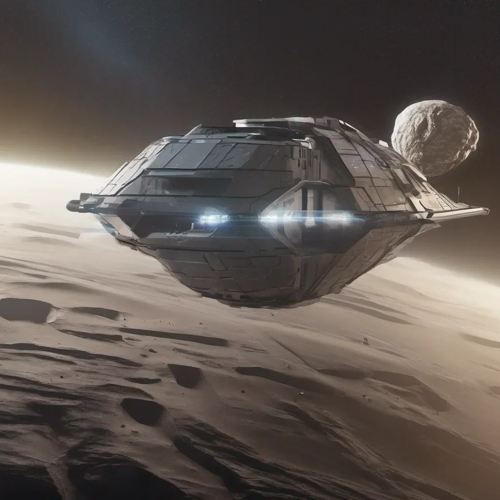 aihuman asteroid mining spaceship good looking trending fantastic 1
