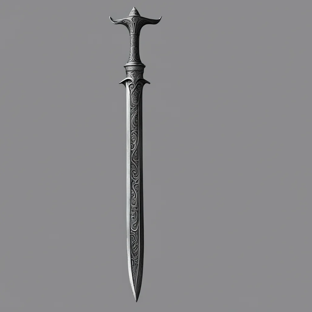 aii could see was a iron sword resembling a greek xiphos sword%2C it would curve in towards the handle%2C with markings in the handle traveling up the blade amazing awesome portrait 2