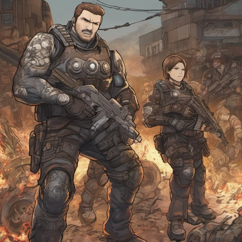 if gears of wars was a japanese  anime