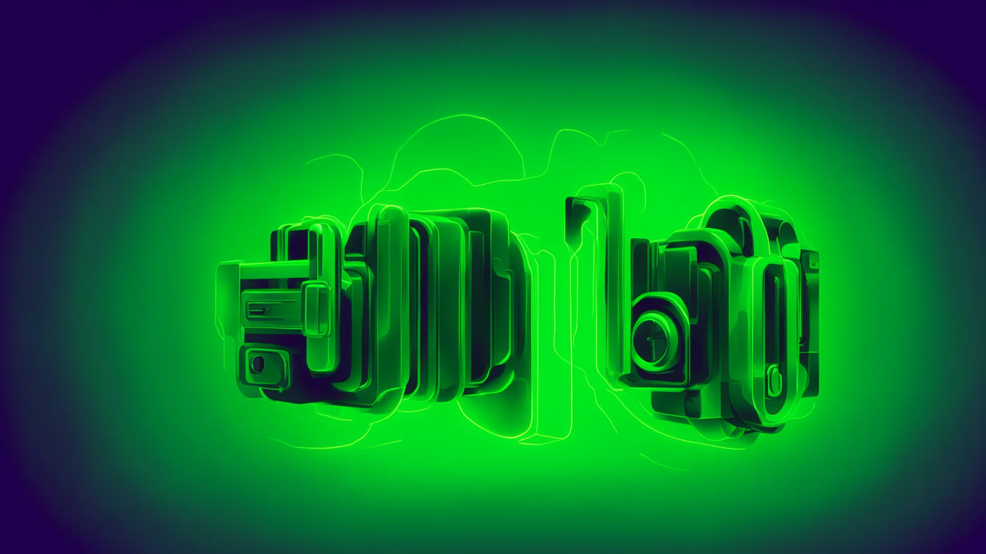 aiillustration of  lock %2C green colour%2C neon lighting amazing awesome portrait 2 wide