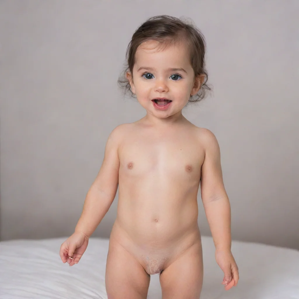 aiimagem de uma crian%C3%A7a bem pequena com corpo de halterofilista 