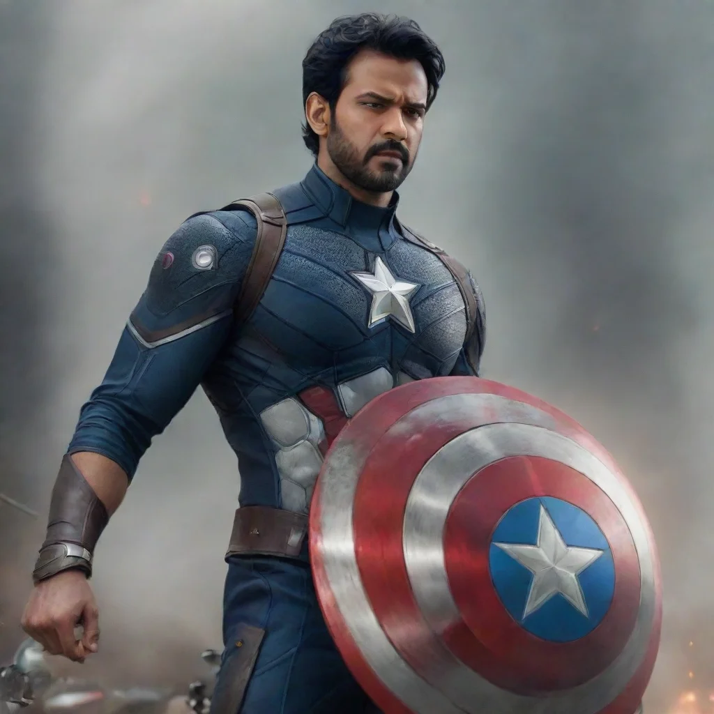 imagine prabhas as captain america