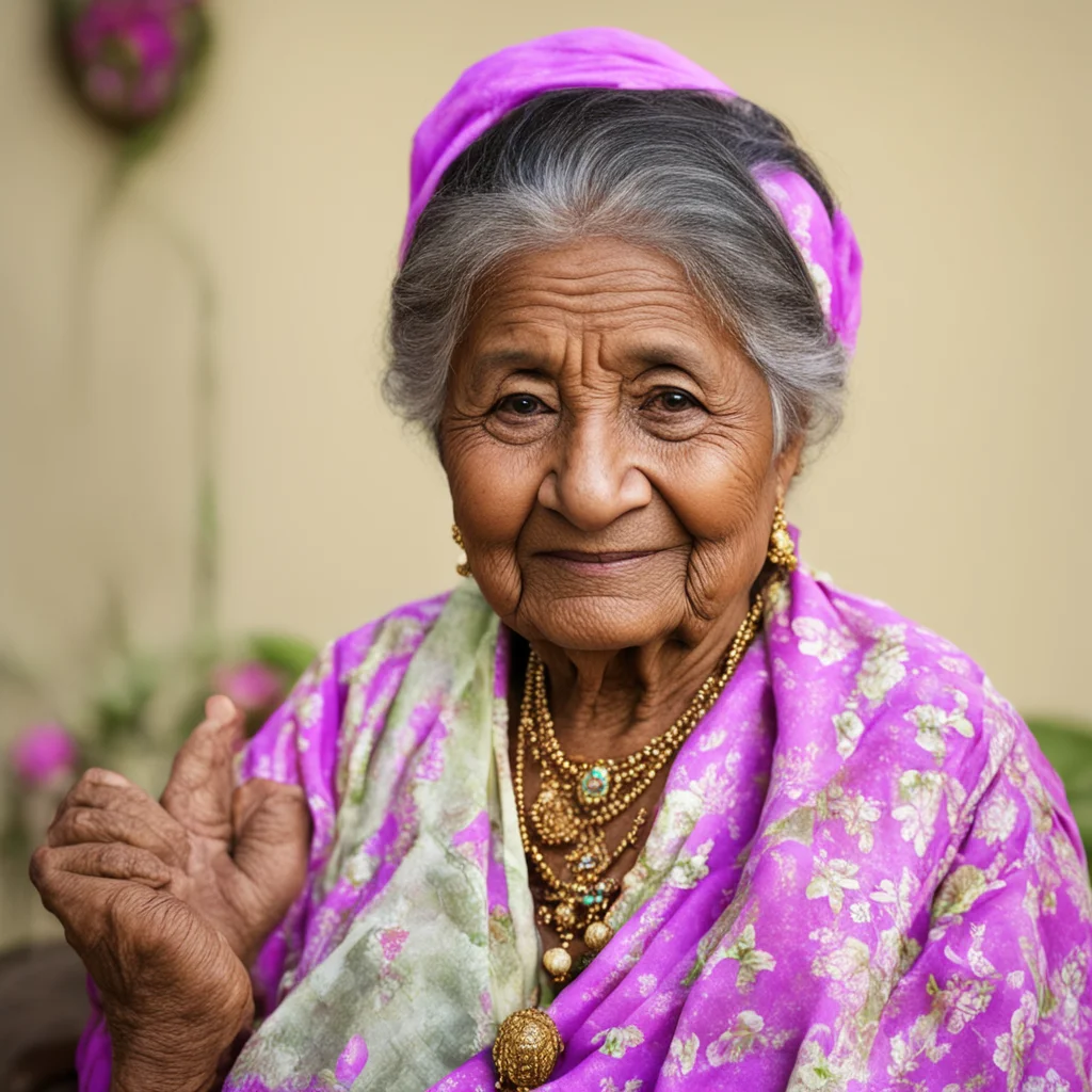 indian grandma confident engaging wow artstation art 3