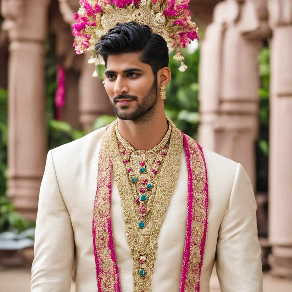 indian groom confident engaging wow artstation art 3