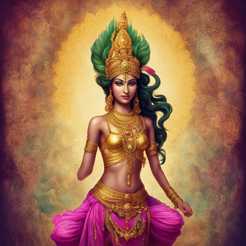 aiindian hindu mythological apsara %2C quean woman%2C amazing awesome portrait 2