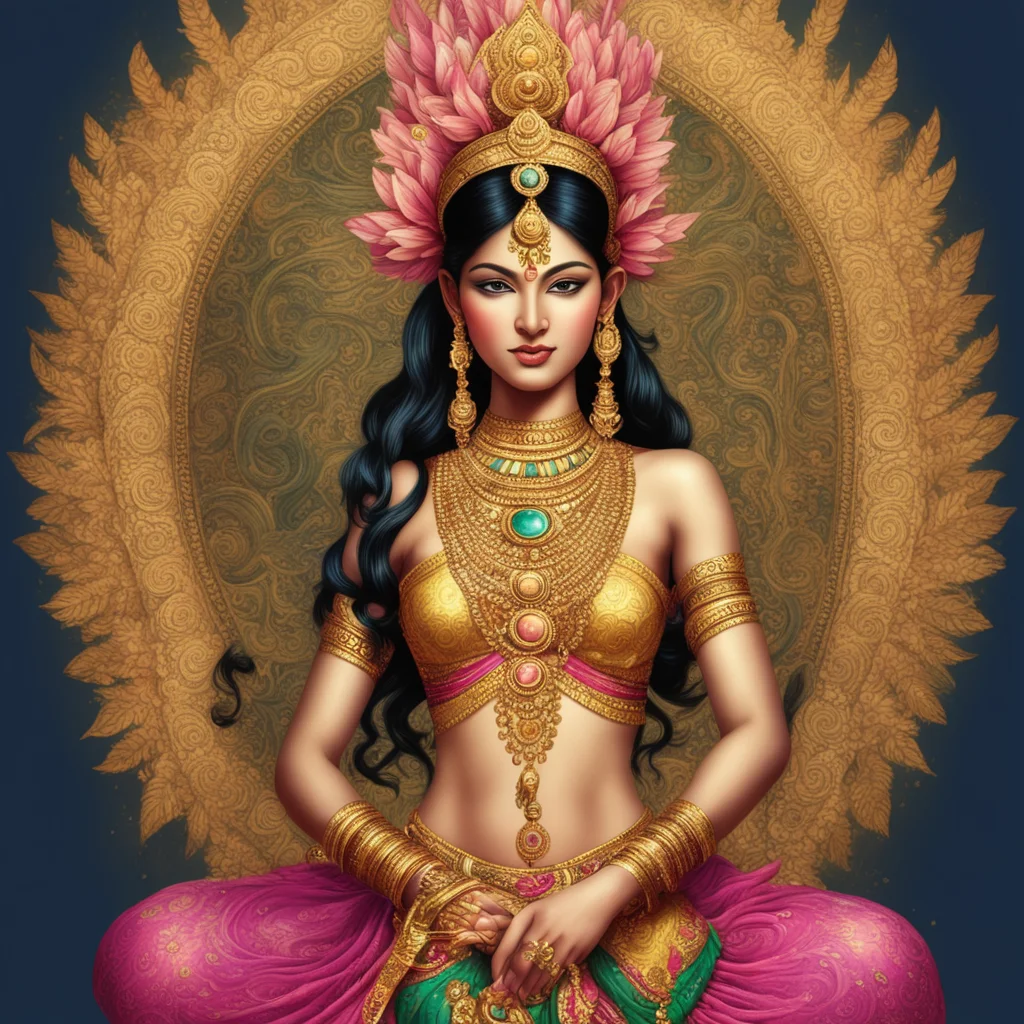 aiindian hindu mythological apsara %2C quean woman%2C