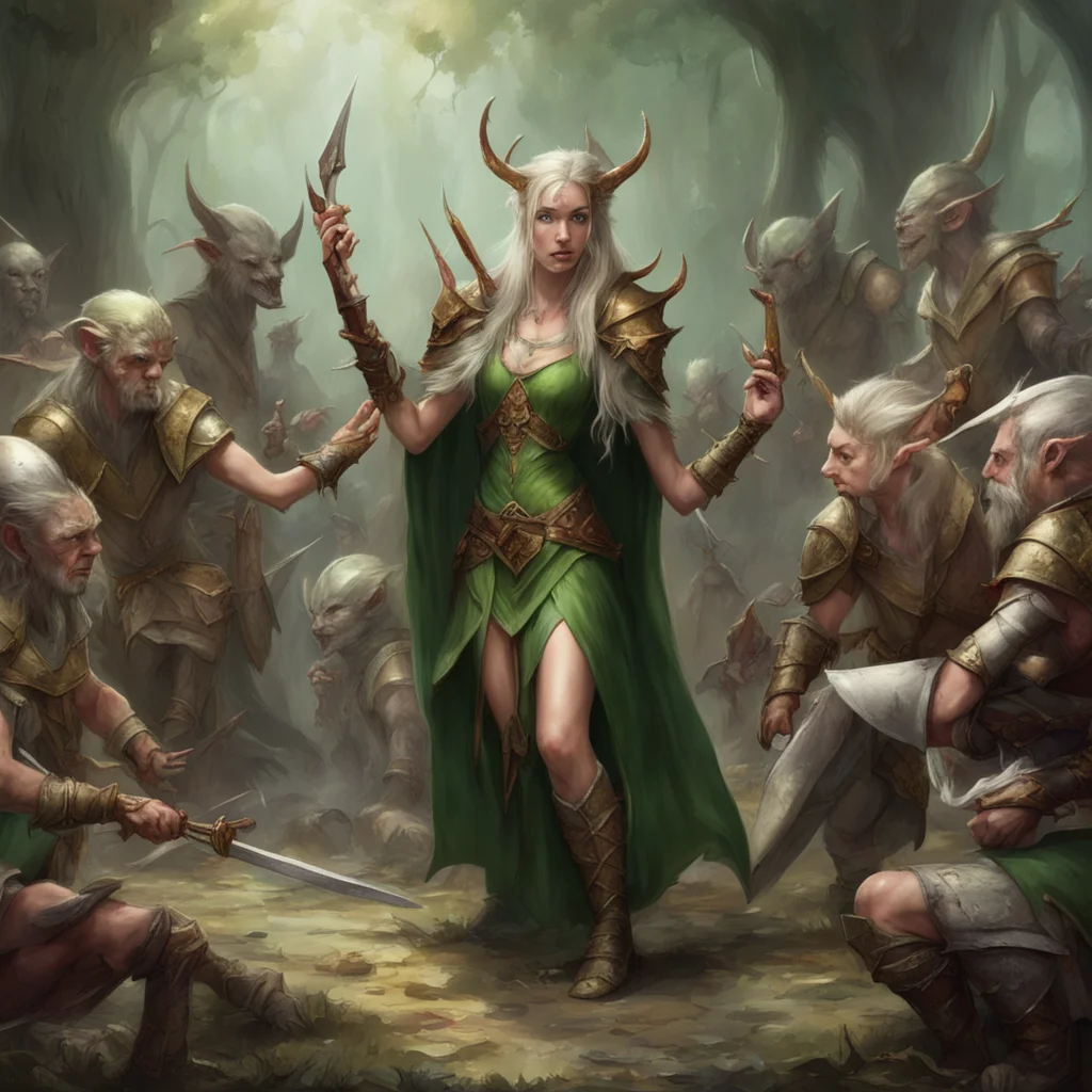 aiinjured elven warrior princess surrenders to band of goblins good looking trending fantastic 1