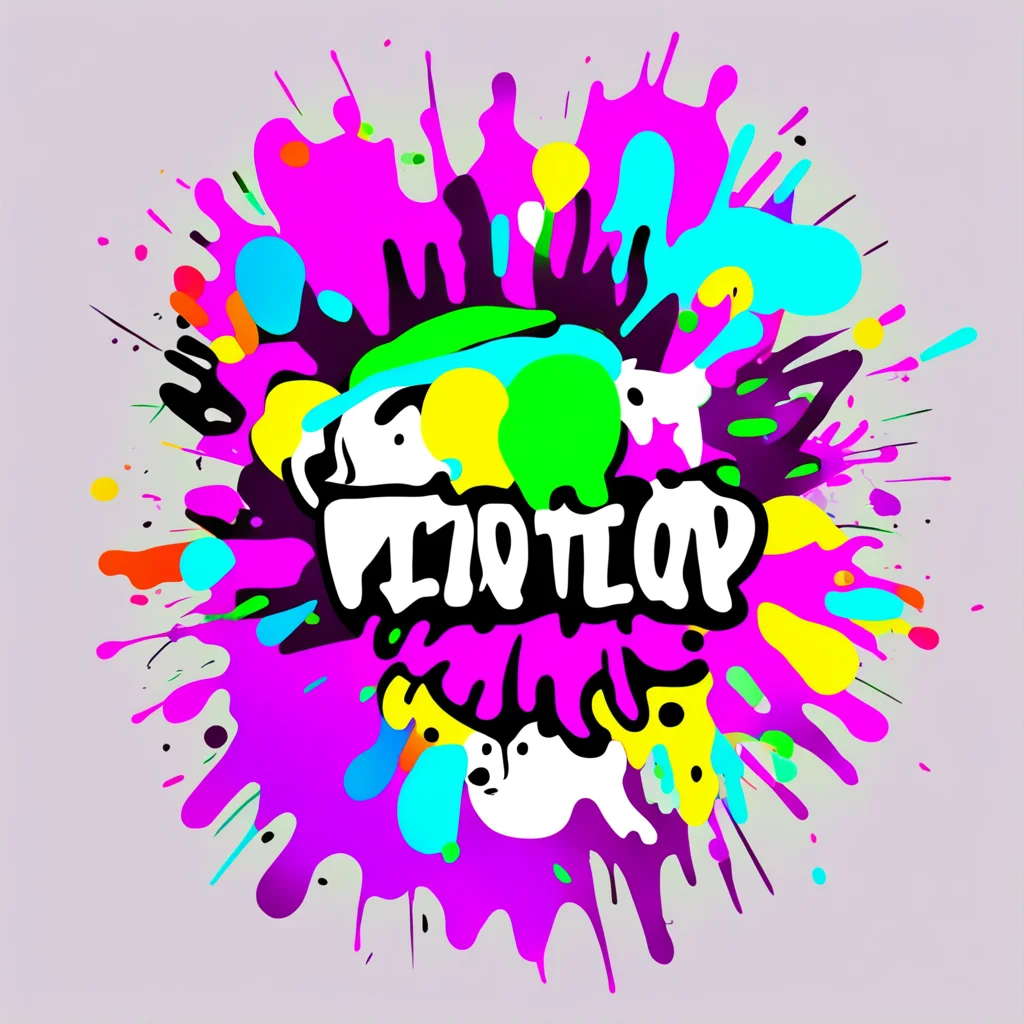 aiinky%2C colorful splatoon like background with the text personalizame with a coffee mug and a t shirt for a logo good looking trending fantastic 1