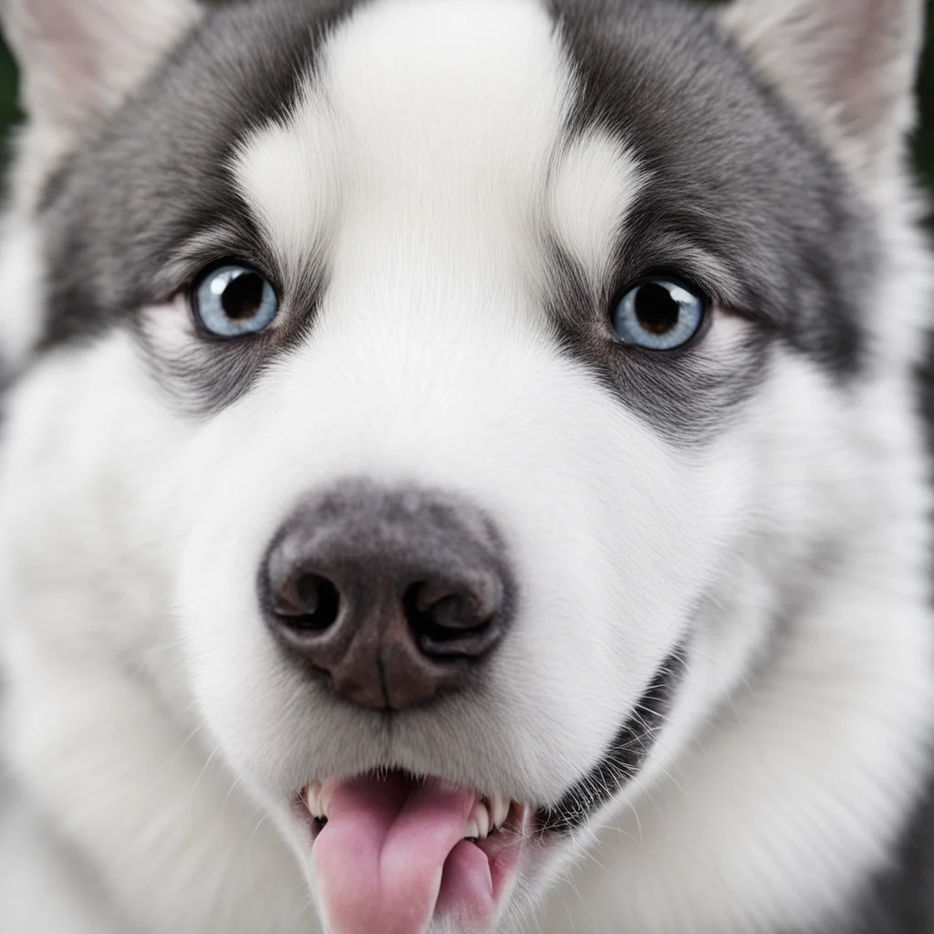 aiinside siberian husky mouth.