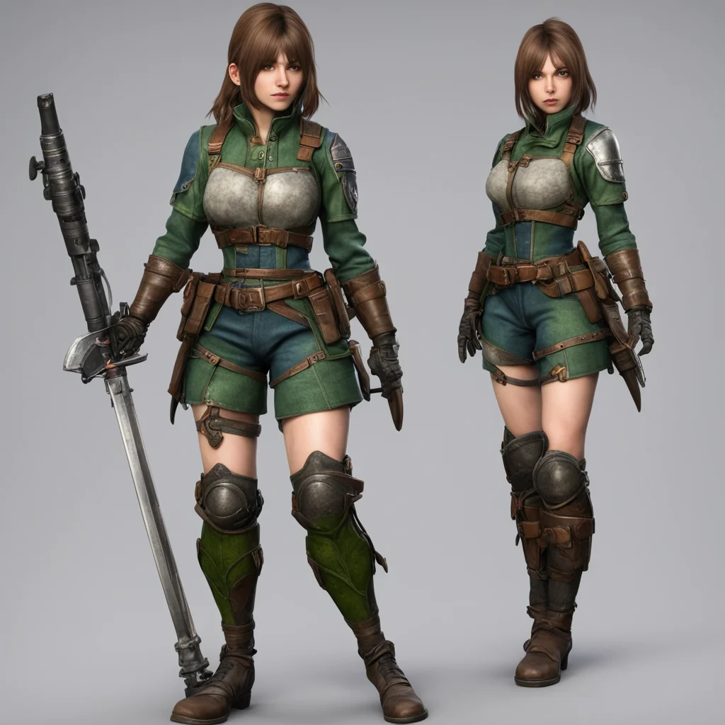 aiivy from soulcalibur 4 series with tactical military outfit ww2 fotography high detailed 4k good looking trending fantastic 1