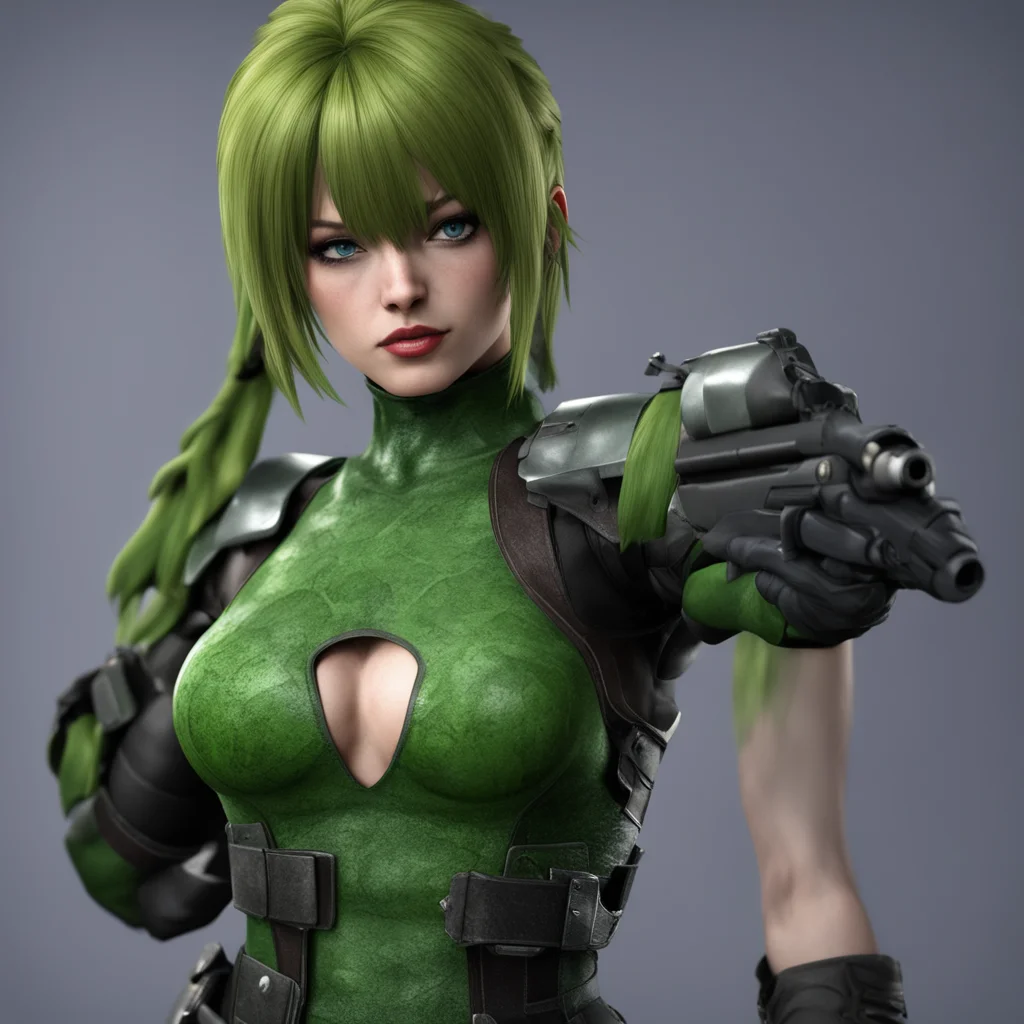 aiivy from soulcalibur series with metal gear solid snake outfit ww2 fotography high detailed 4k amazing awesome portrait 2