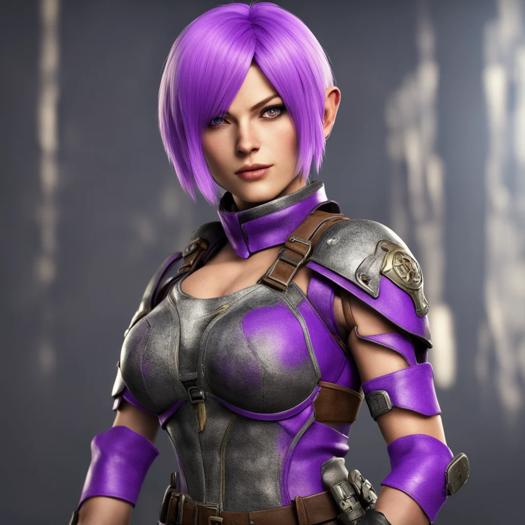 ivy valentine from soulcalibur series with tactical military outfit ww2 fotography high detailed 4k attractive woman pixie haircut confident engaging wow artstation art 3
