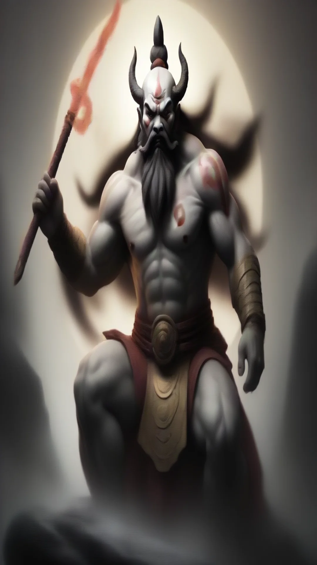 aijapanese god of war%2C bishamonten tall