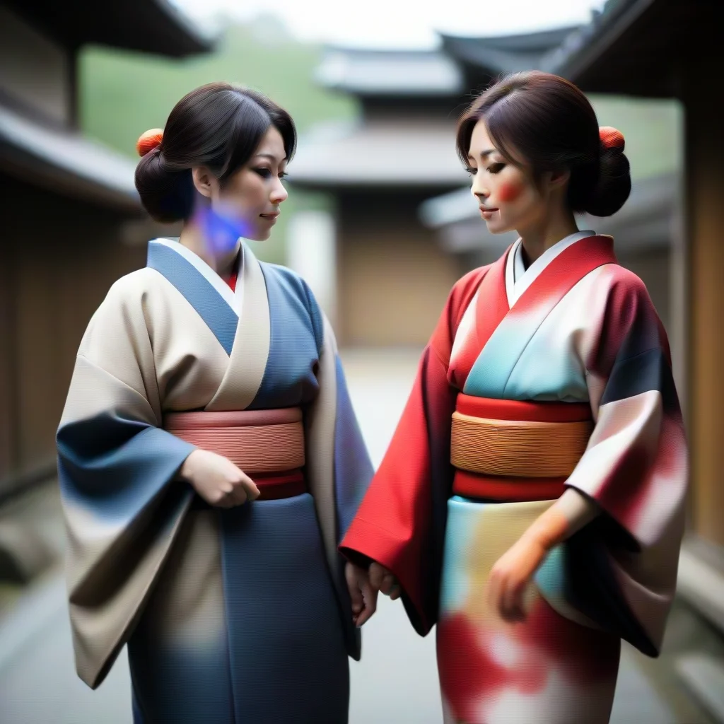 japanese women with haori