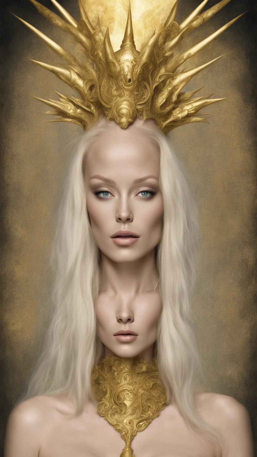 jenna jameson as an alien queen insane resolution golden ratio sunrays cezanne amazing awesome portrait 2 tall